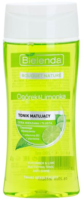 Bielenda Cucumber&Lime Matterende Tonic voor Vette Huid