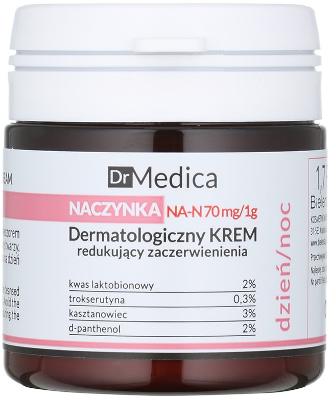 Bielenda Dr Medica Capillaries crème dermatologique anti-rougeurs