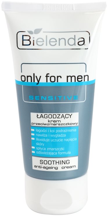 Bielenda Only for Men Sensitive Kalmerende Crème tegen Rimpels