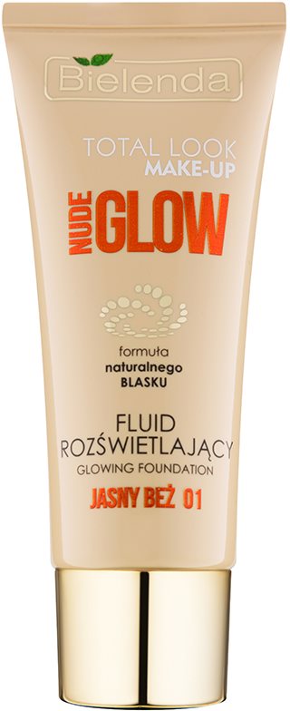Bielenda Total Look Make-up Nude Glow fond de teint fluide illuminateur