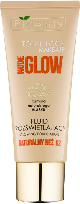 Bielenda Total Look Make-up Nude Glow fondotinta liquido illuminante