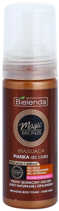 Bielenda Magic Bronze mousse de bronzeamento para peles claras