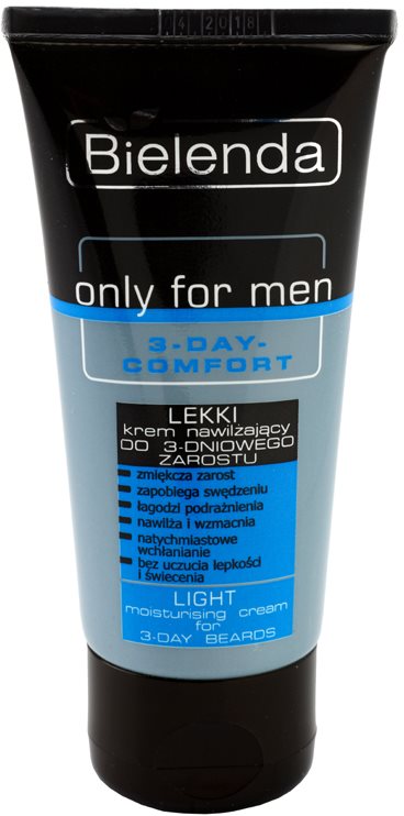 Bielenda Only for Men 3-Day Comfort lehký hydratační krém pro zklidnění pleti