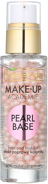 Bielenda Make-Up Academie Pearl Base base de teint à la rose pour une apparence saine