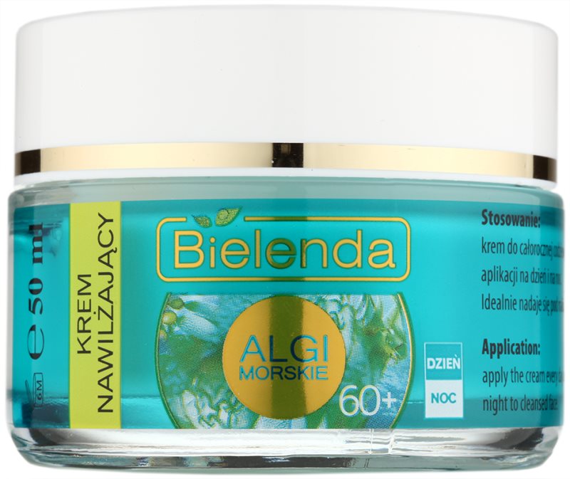 Bielenda Sea Algae Moisturizing Crème tegen Diepe Rimpels 60+