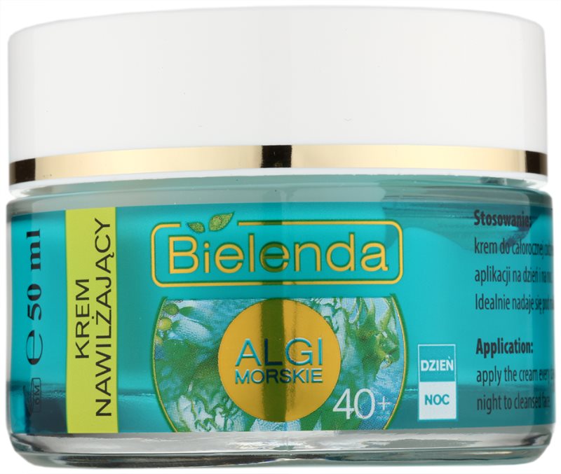 Bielenda Sea Algae Moisturizing crema contro i primi segni di invecchiamento della pelle 40+