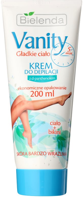 Bielenda Vanity crema depilatoria per pelli sensibili