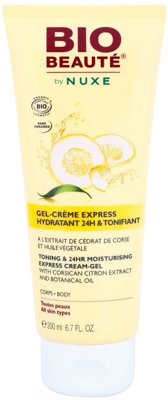 Bio Beauté by Nuxe Body tonisierende und hydratisierende Gelcreme mit Extrakten von korischer Zitrone und botanischem Öl