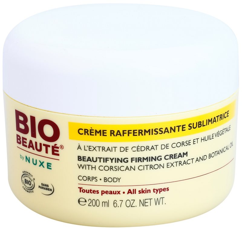 Bio Beauté by Nuxe Body spevňujúci telový krém s extraktmi korzického citrónu a botanickým olejom