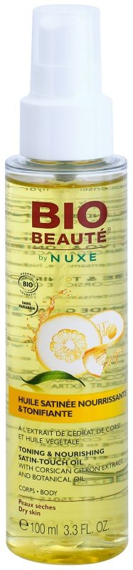 Bio Beauté by Nuxe Body Nourishing Toning Oil with Corsican Lemon and Botanical Oil Extract