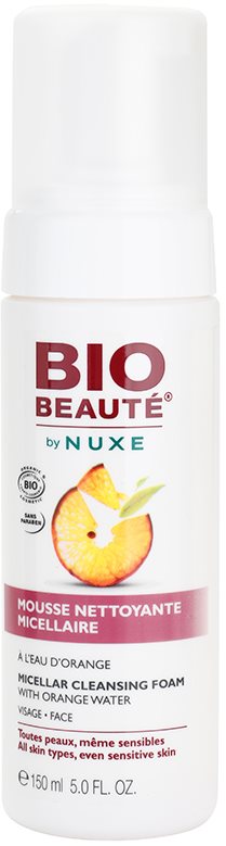 Bio Beauté by Nuxe Cleansing espuma micelar de limpeza com água de laranja