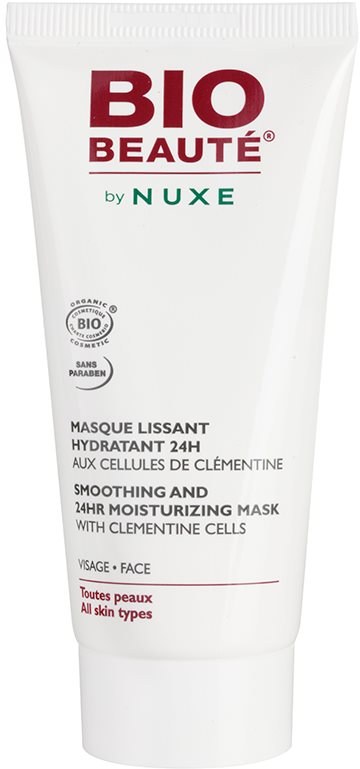 Bio Beauté by Nuxe Moisturizers nawilżająca maseczka wygładzająca z miąższem z klementynek