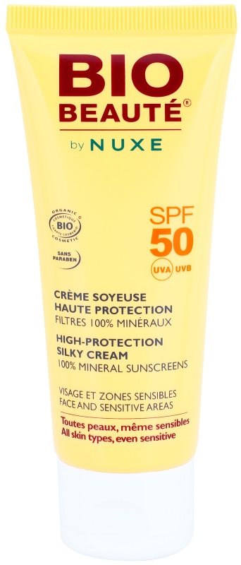 Bio Beauté by Nuxe Sun Care Mineral Protection Cream for Face and Sensitive Areas SPF 50