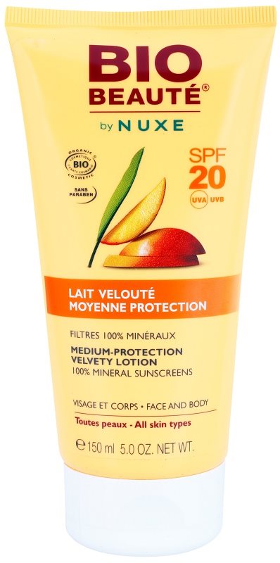 Bio Beauté by Nuxe Sun Care Mineral Protection Face and Body Lotion SPF 20