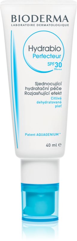 Bioderma Hydrabio Perfecteur egységesítő hidratáló ápolás SPF 30