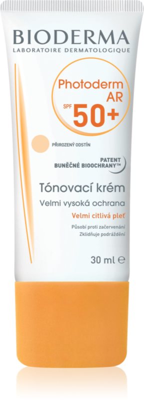 Bioderma Photoderm AR крем для засмаги у солярії з бронзером SPF 50+