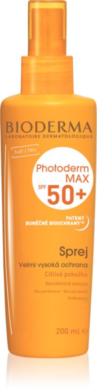 Bioderma Photoderm Max αντηλιακό σπρέι χωρίς άρωμα SPF 50+