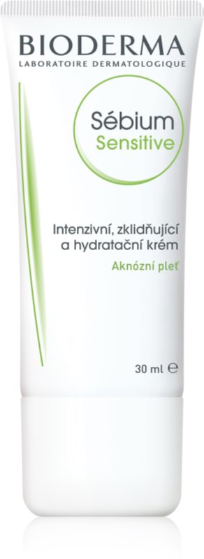 Bioderma Sébium Sensitive intensywny krem nawilżający i łagodzący do skóry wysuszonej i podrażnionej leczeniem trądziku