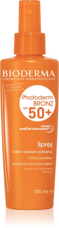 Bioderma Photoderm Bronz pršilo za sončenje SPF 50+