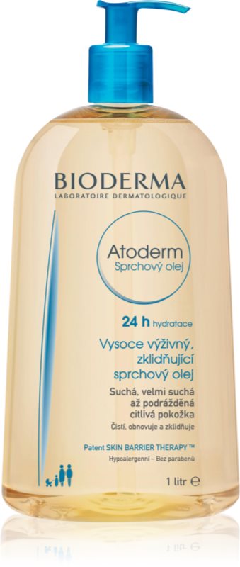 Bioderma Atoderm vysoce výživný zklidňující sprchový olej pro suchou a podrážděnou pokožku