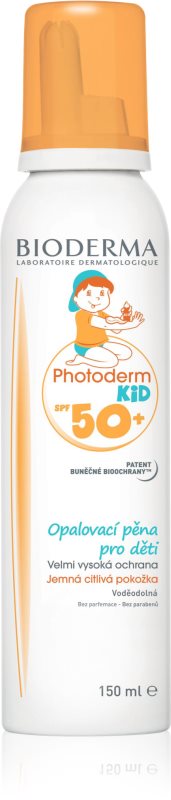 Bioderma Photoderm Kid espuma de proteção solar para crianças SPF 50+