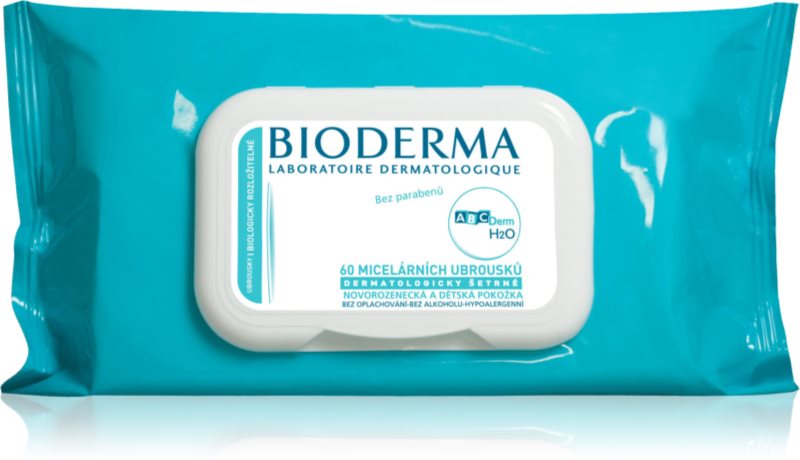 Bioderma ABC Derm H2O čistilni robčki za otroke