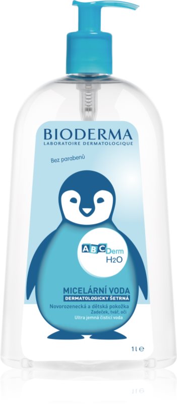 Bioderma ABC Derm H2O мицеларна почистваща вода за деца