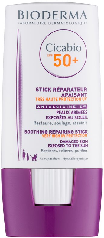 Bioderma Cicabio nyugtató és megújító ápolás SPF 50+ roll-on