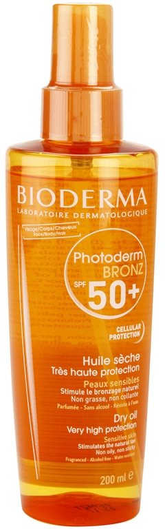Bioderma Photoderm Bronz óleo seco solar SPF 50+