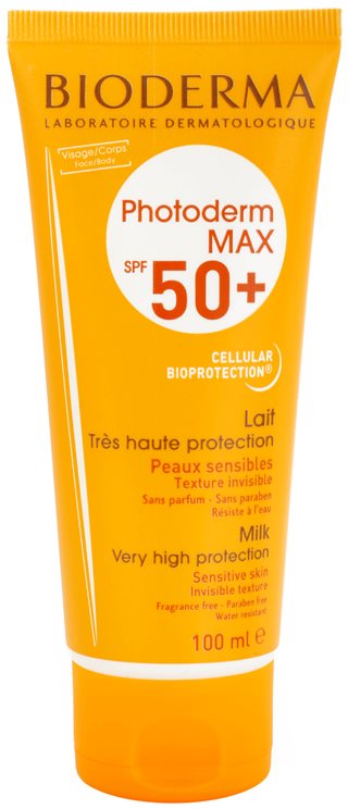 Bioderma Photoderm Max Zonnebrandmelk voor Intolerante Huid SPF 50+