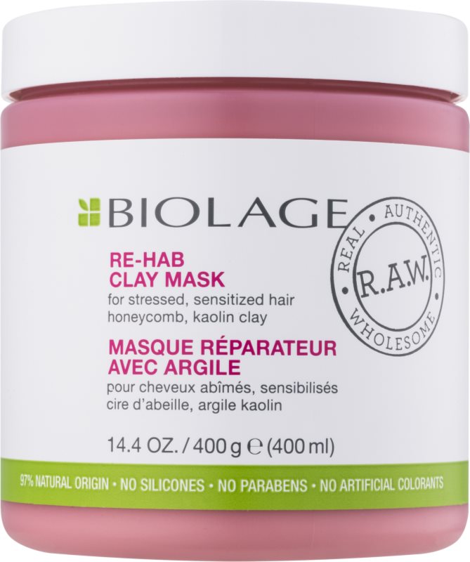 Biolage RAW Recover Maske mit Tonmineralien für dünnes, gestresstes Haar