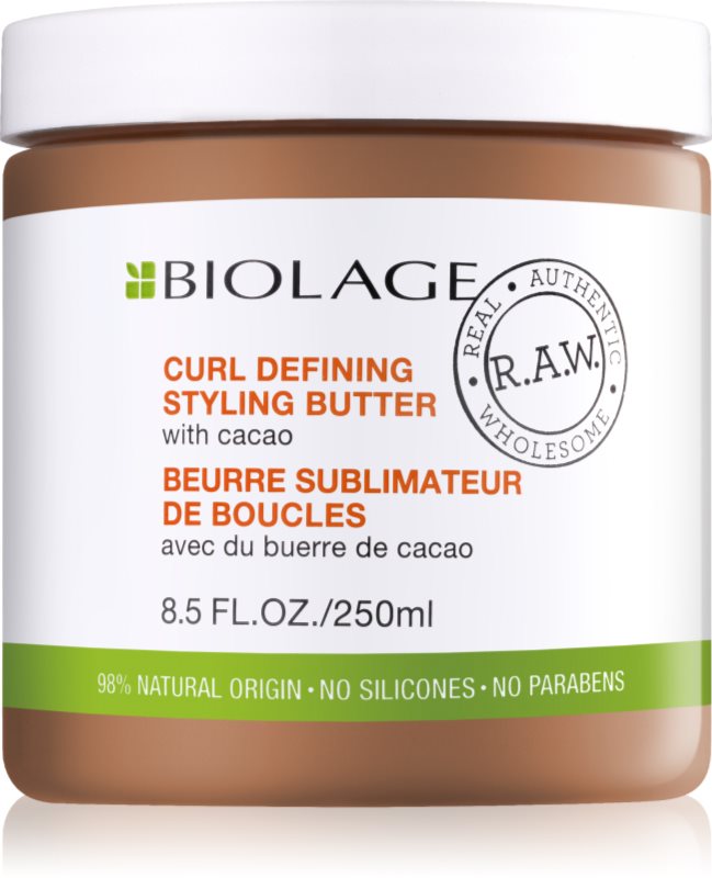 Biolage RAW Styling styling boter voor krull definitie met cacao