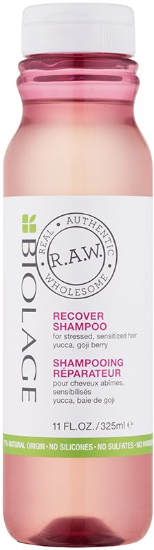 Biolage RAW Recover sampon pentru regenerare pentru par deteriorat