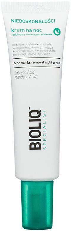 Bioliq Specialist Imperfections éjszakai krém pattanások okozta sebek ellen