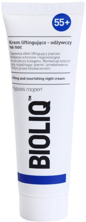 Bioliq 55+ crema notte intensa per la rigenerazione della pelle