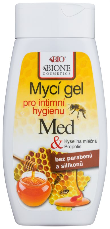 Bione Cosmetics Honey + Q10 gel za intimno higieno z matičnim mlečkom