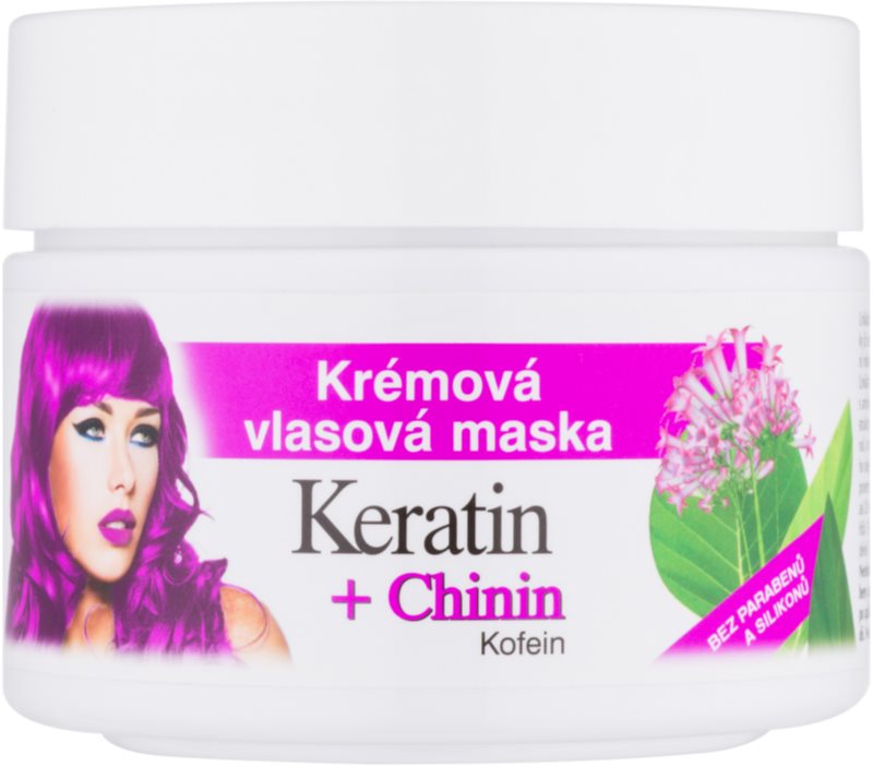 Bione Cosmetics Keratin + Chinin masca sub forma de crema par