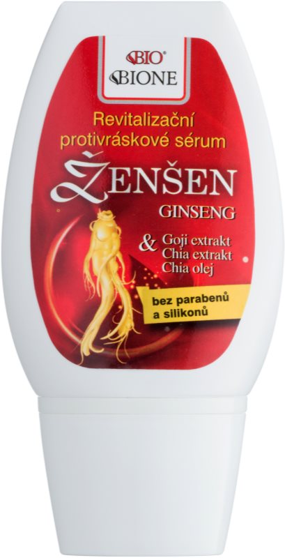 Bione Cosmetics Ginseng Goji + Chia revitalizirajući serum za lice
