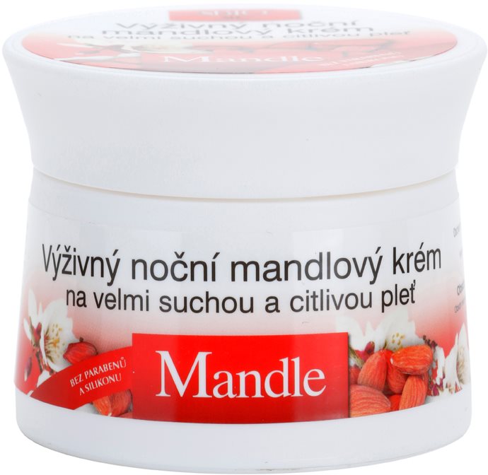 Bione Cosmetics Almonds výživný nočný krém pre veľmi suchú a citlivú pleť
