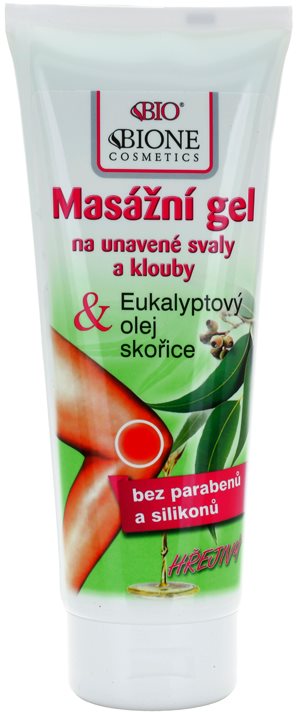 Bione Cosmetics Care gel za masažu sa zagrijavajućim učinkom za mišiće i zglobove