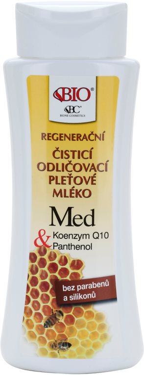 Bione Cosmetics Honey + Q10 regenerirajuće mlijeko za čišćenje