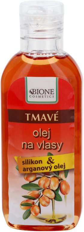 Bione Cosmetics Keratin Argan Olie voor Donkere Haarkleur
