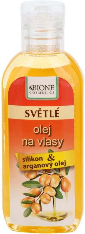 Bione Cosmetics Keratin Argan óleo para tons de cabelo claros