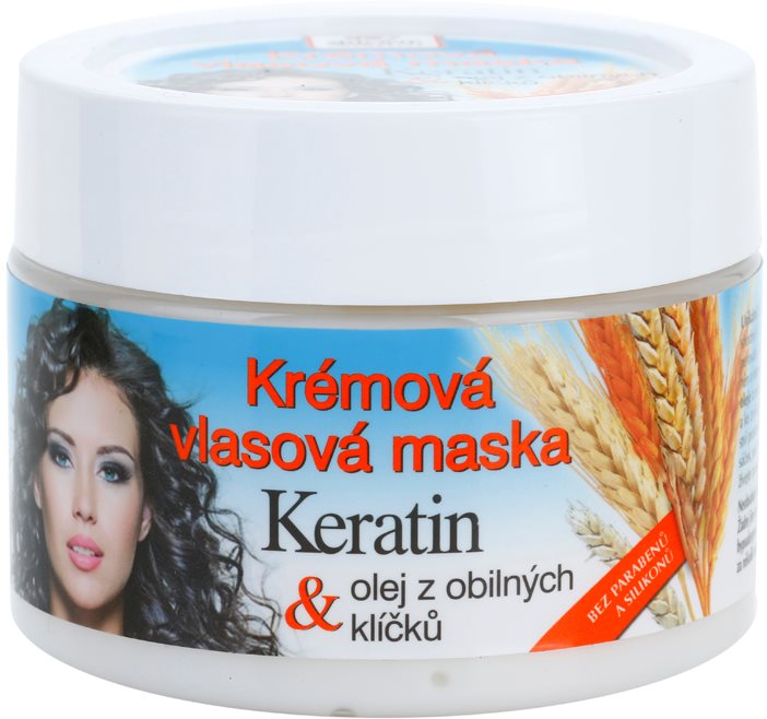 Bione Cosmetics Keratin Grain kremasta maska za vse tipe las