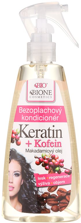 Bione Cosmetics Keratin Kofein balsam (nu necesita clatire) Spray