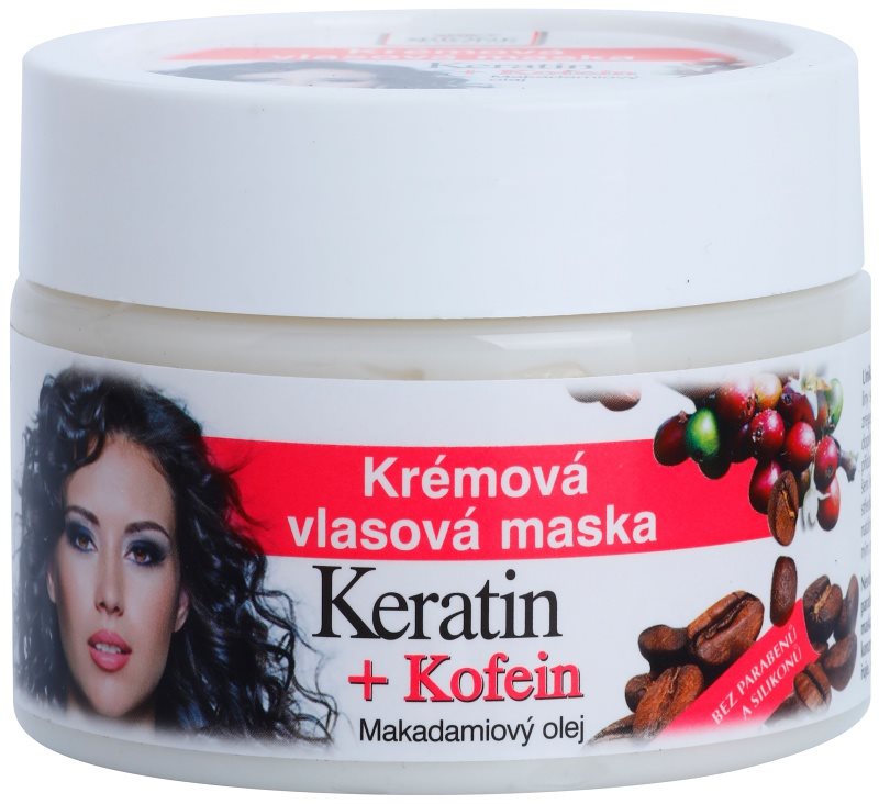 Bione Cosmetics Keratin Kofein Cream Mask For Hair