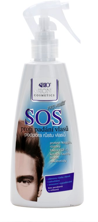 Bione Cosmetics SOS spray stimuleaza cresterea parului