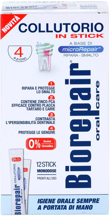 Biorepair Plus apa de gura pentru a consolida si de a restabili smaltul dentar pachet pentru calatorie