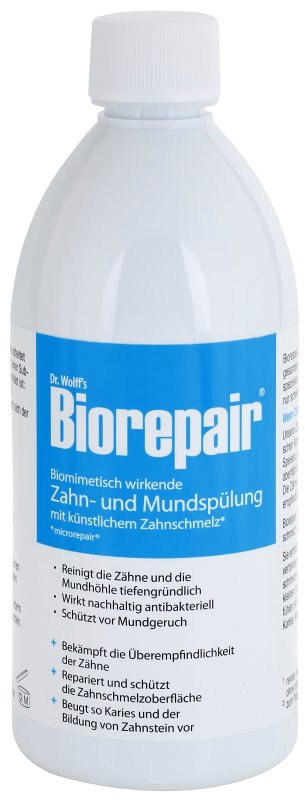 Biorepair Dr. Wolff's Mouthwash To Restore Dental Enamel