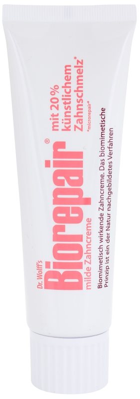 Biorepair Dr. Wolff's Mild делікатний крем для відновлення зубної емалі